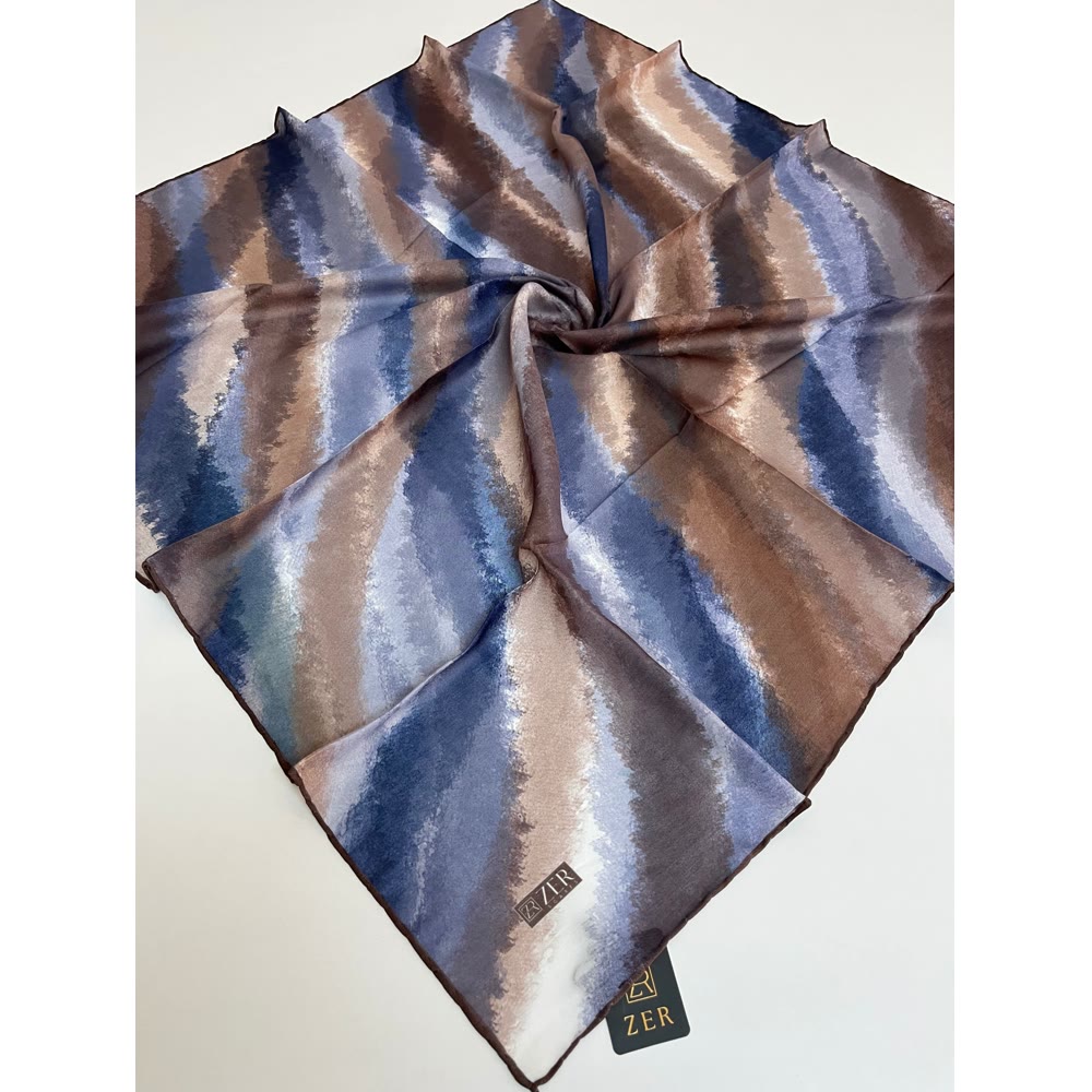 BATİK DESEN EŞARP INDIGO
