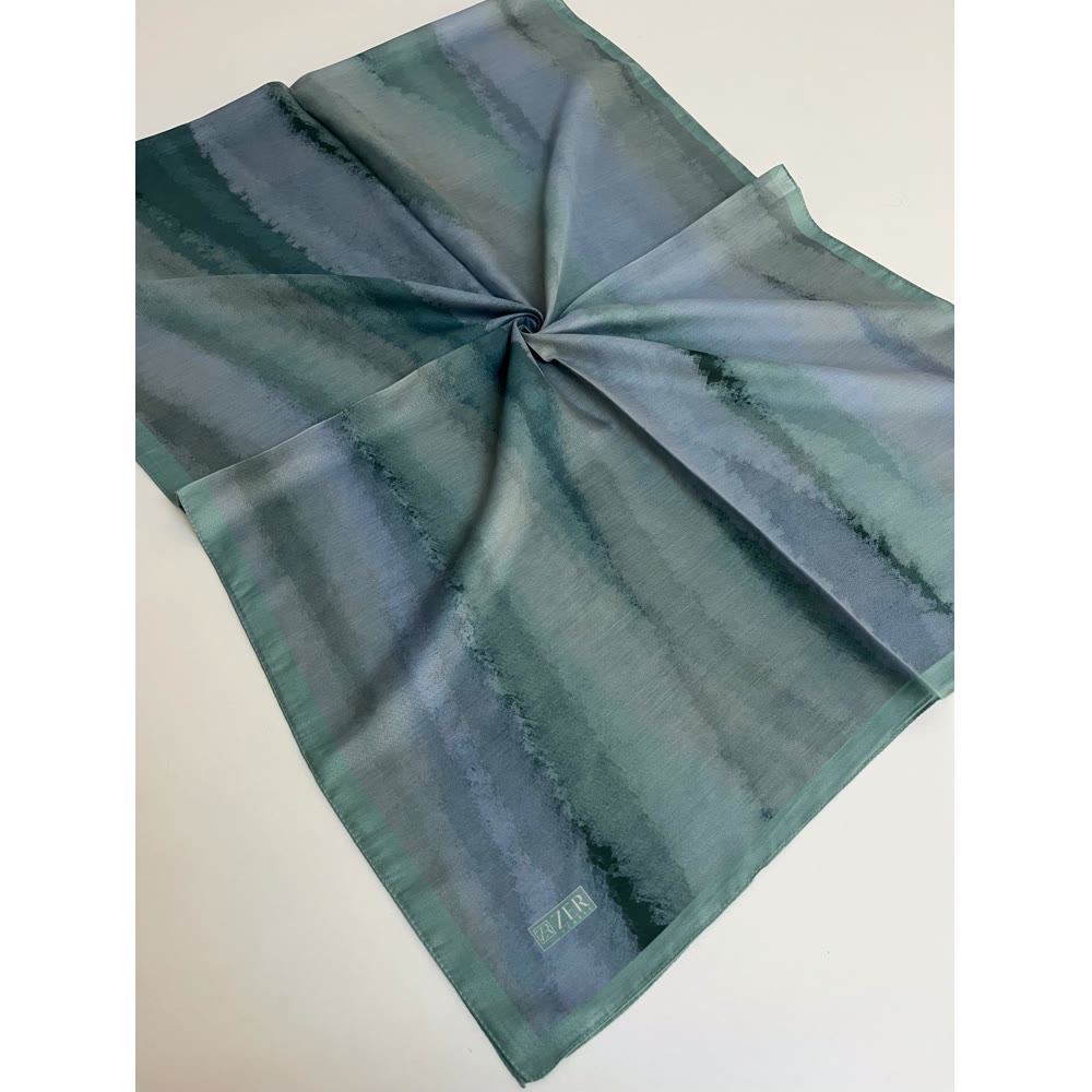 BATİK DESEN ŞAL MAVİ 