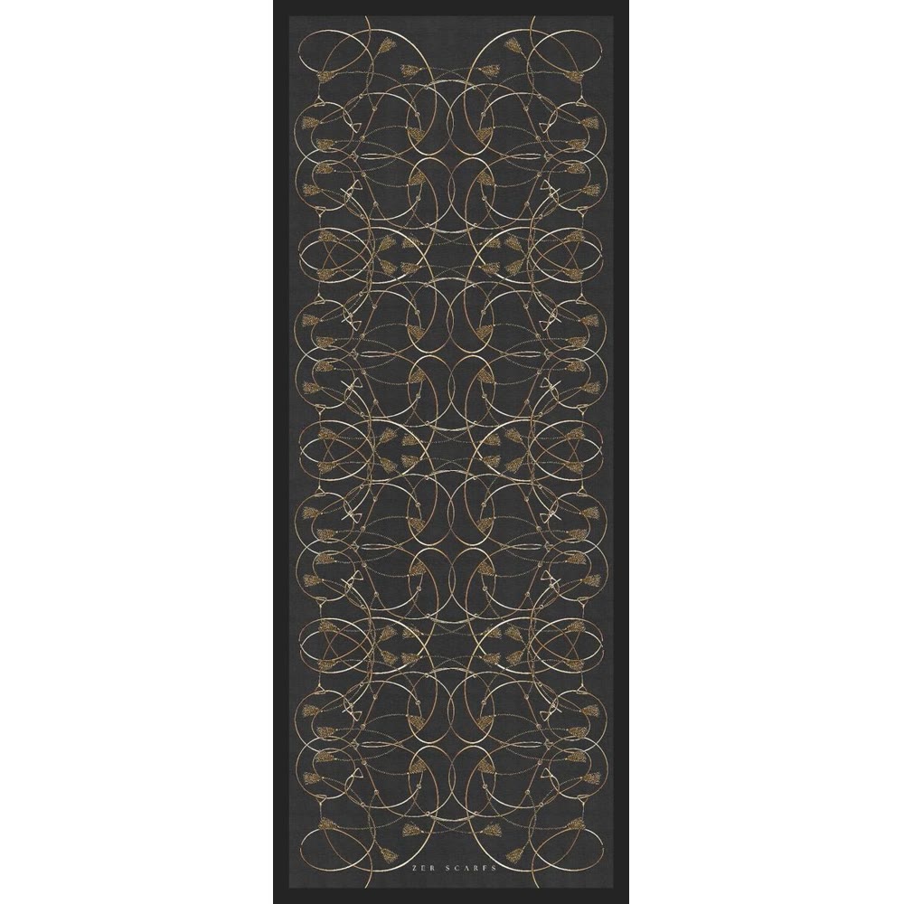 CLASSY ŞAL KOYU GRİ
