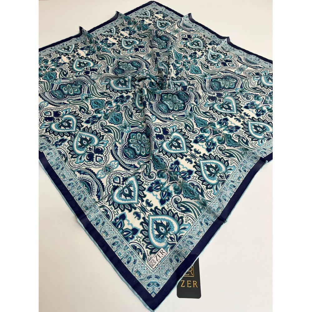 ETNİK DESEN EŞARP LACİVERT