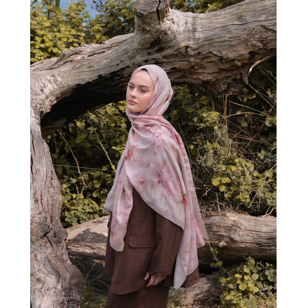 FLOREA ŞAL SOFT PEMBE