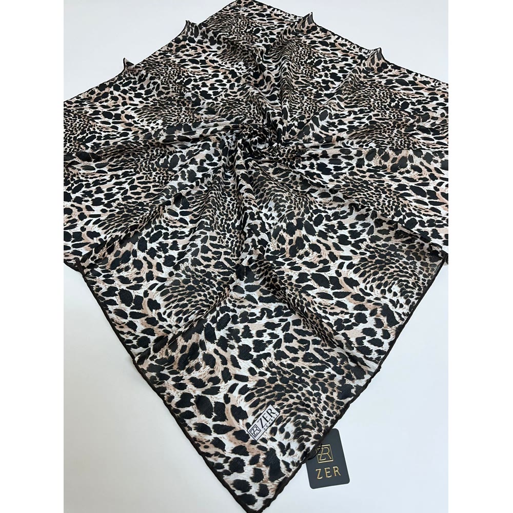 NATÜR EŞARP WORTEX LEOPARD