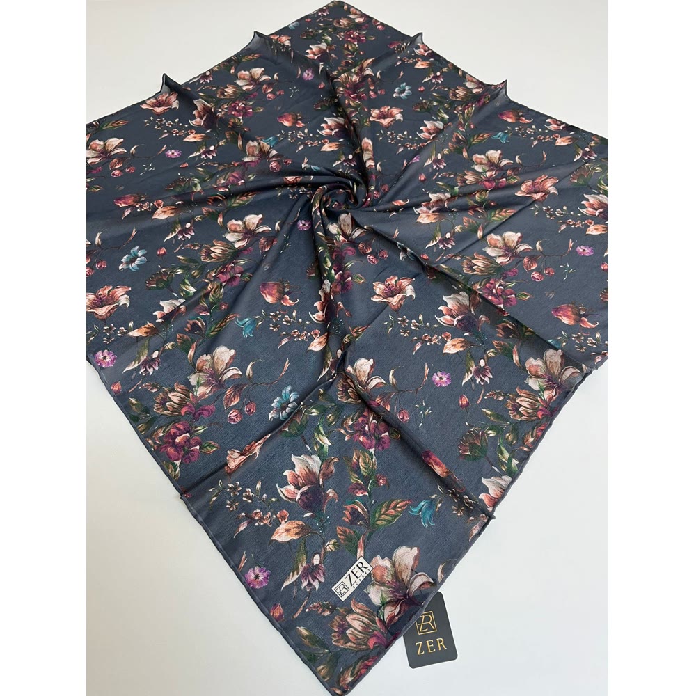 ROSELLE EŞARP ÇELİK GRİ