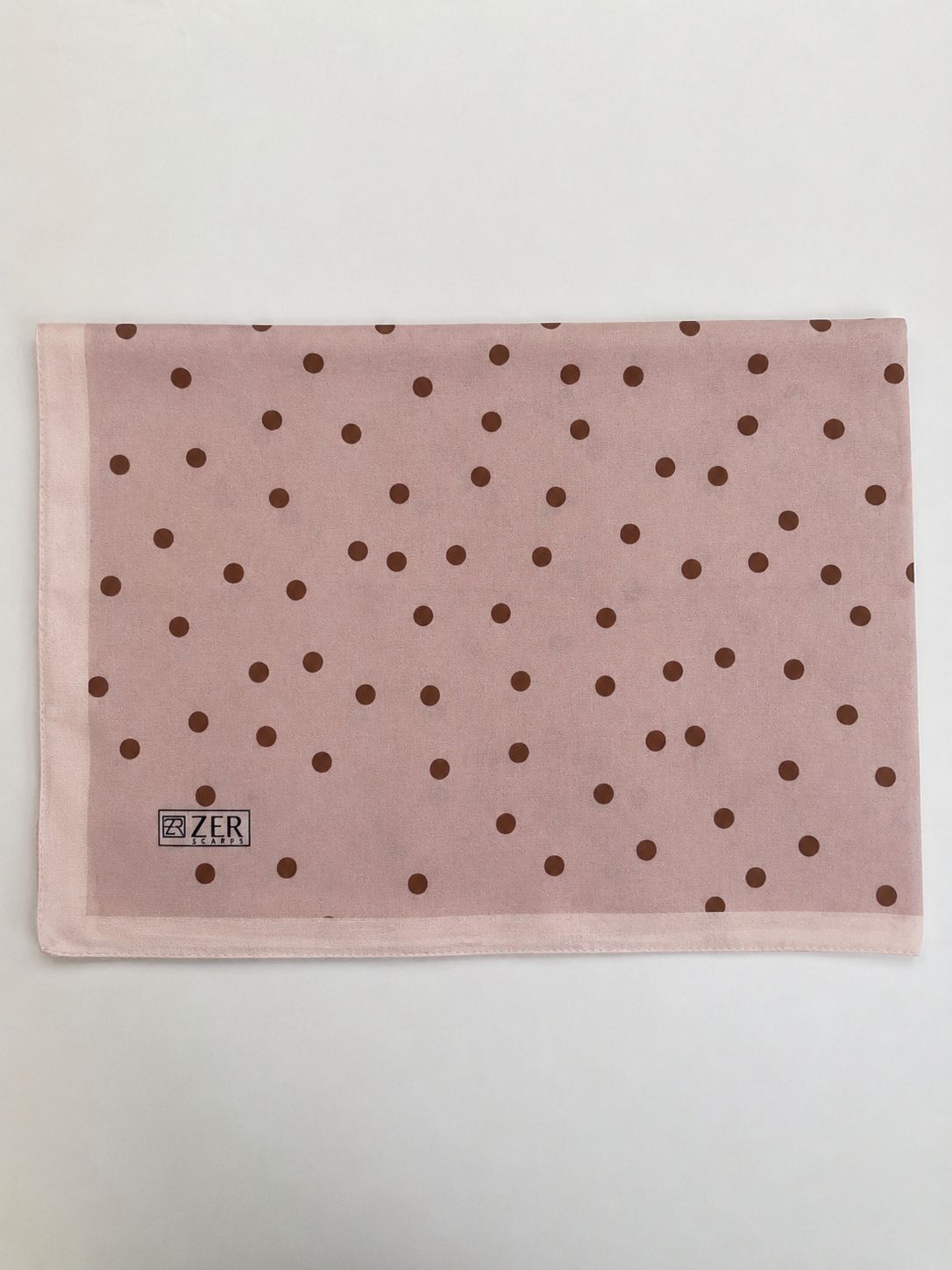 POLKA DOTS DESENLİ ŞAL PUDRA