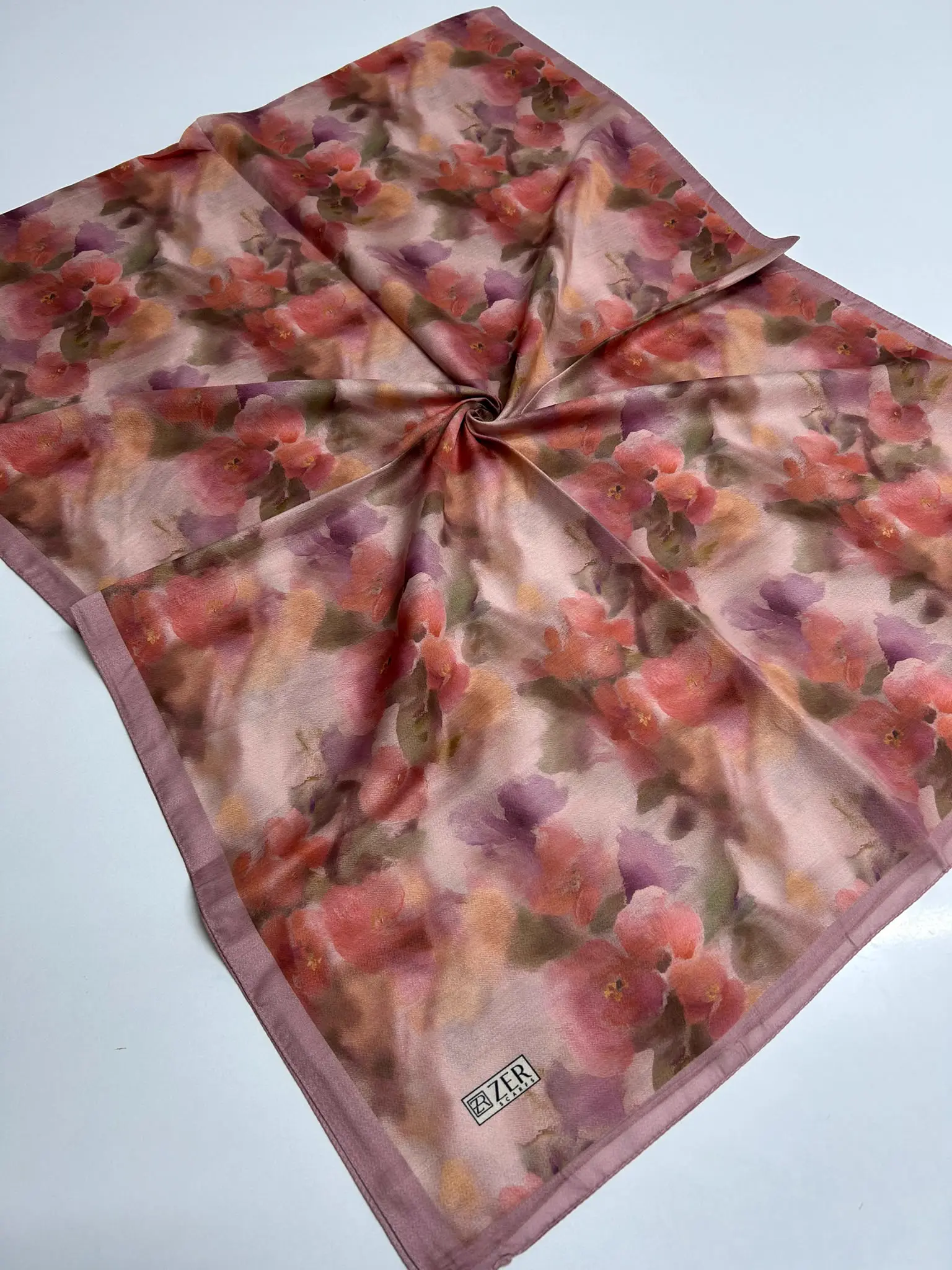 FLORA DREAM DESEN ŞAL PUDRA