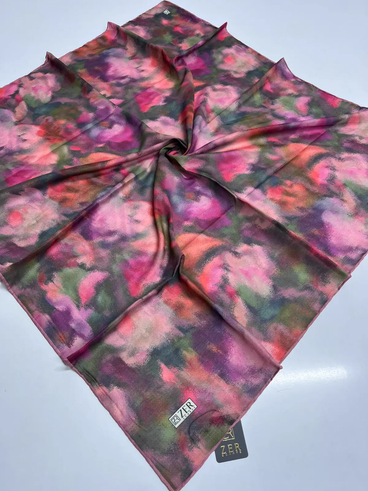BLOOM DESEN EŞARP SOFT PEMBE