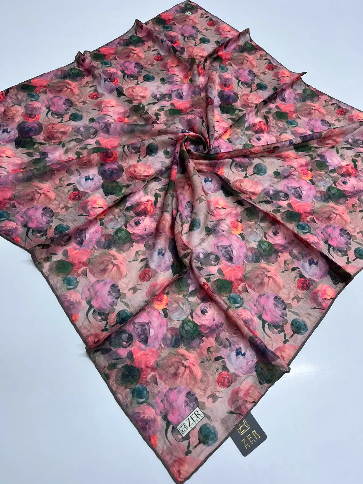 ROSALIE DESEN EŞARP SOFT PEMBE