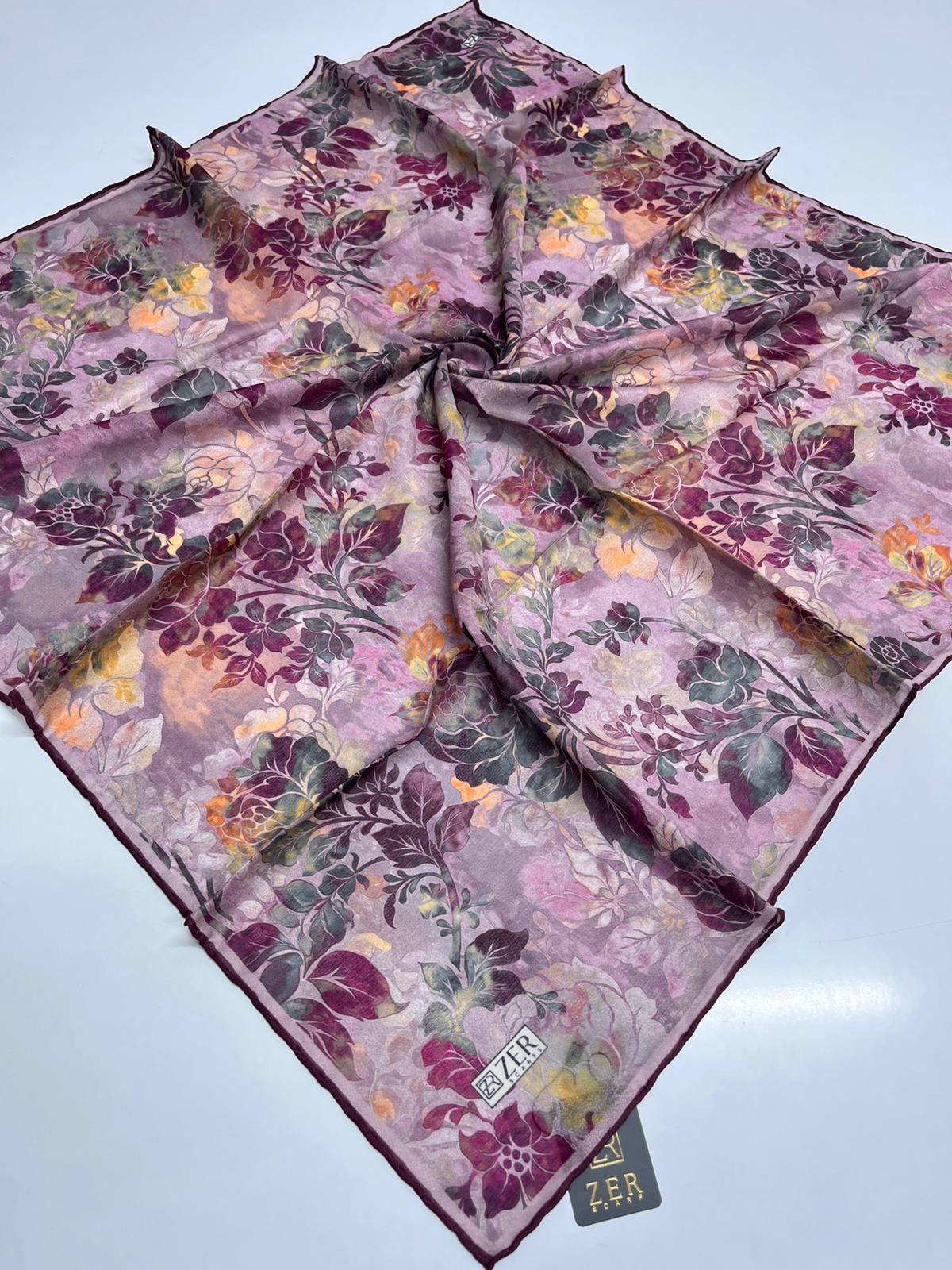 BLOOMY DESEN EŞARP SOFT PEMBE