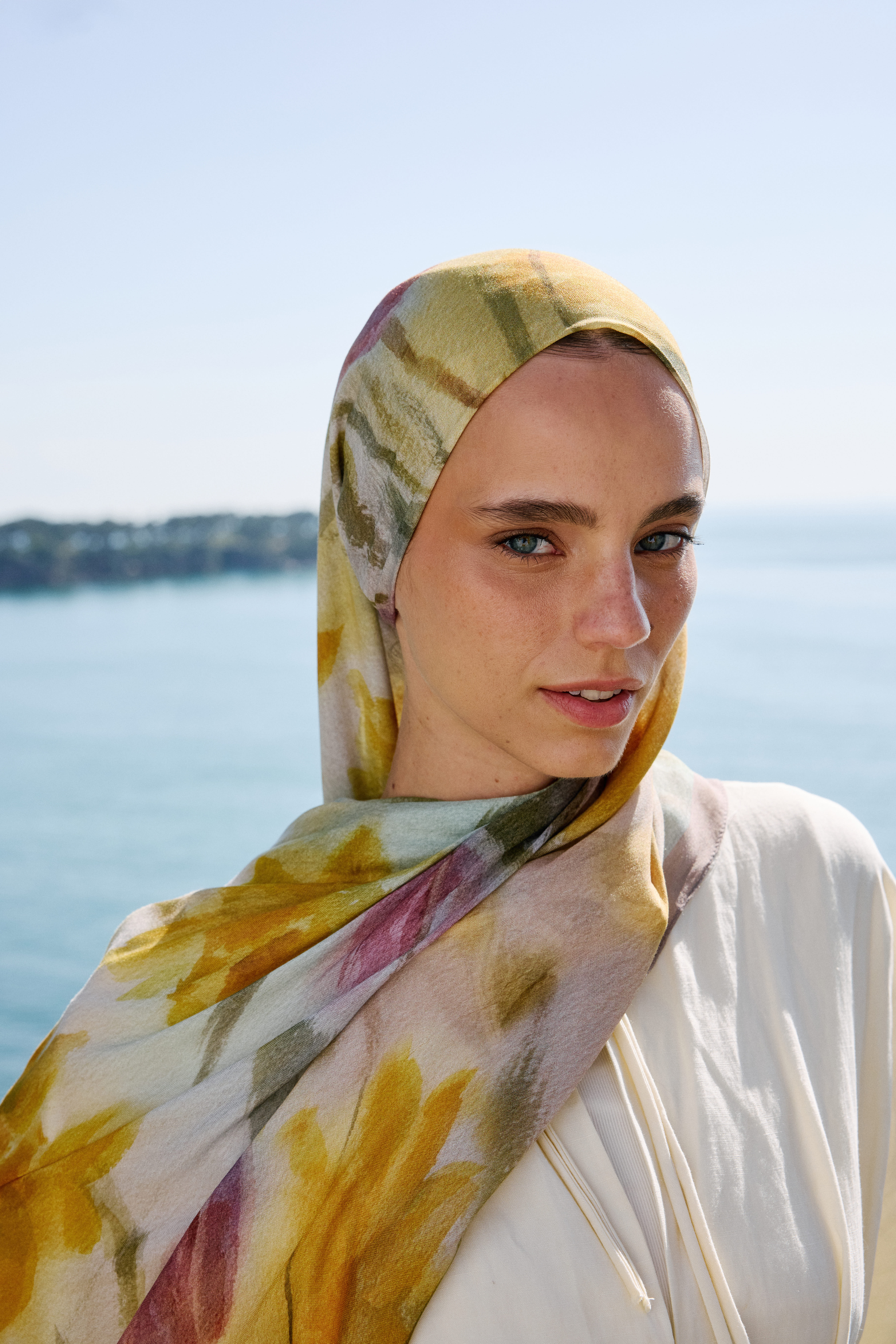LEYA DESEN RAMİ ŞAL SOFT SARI