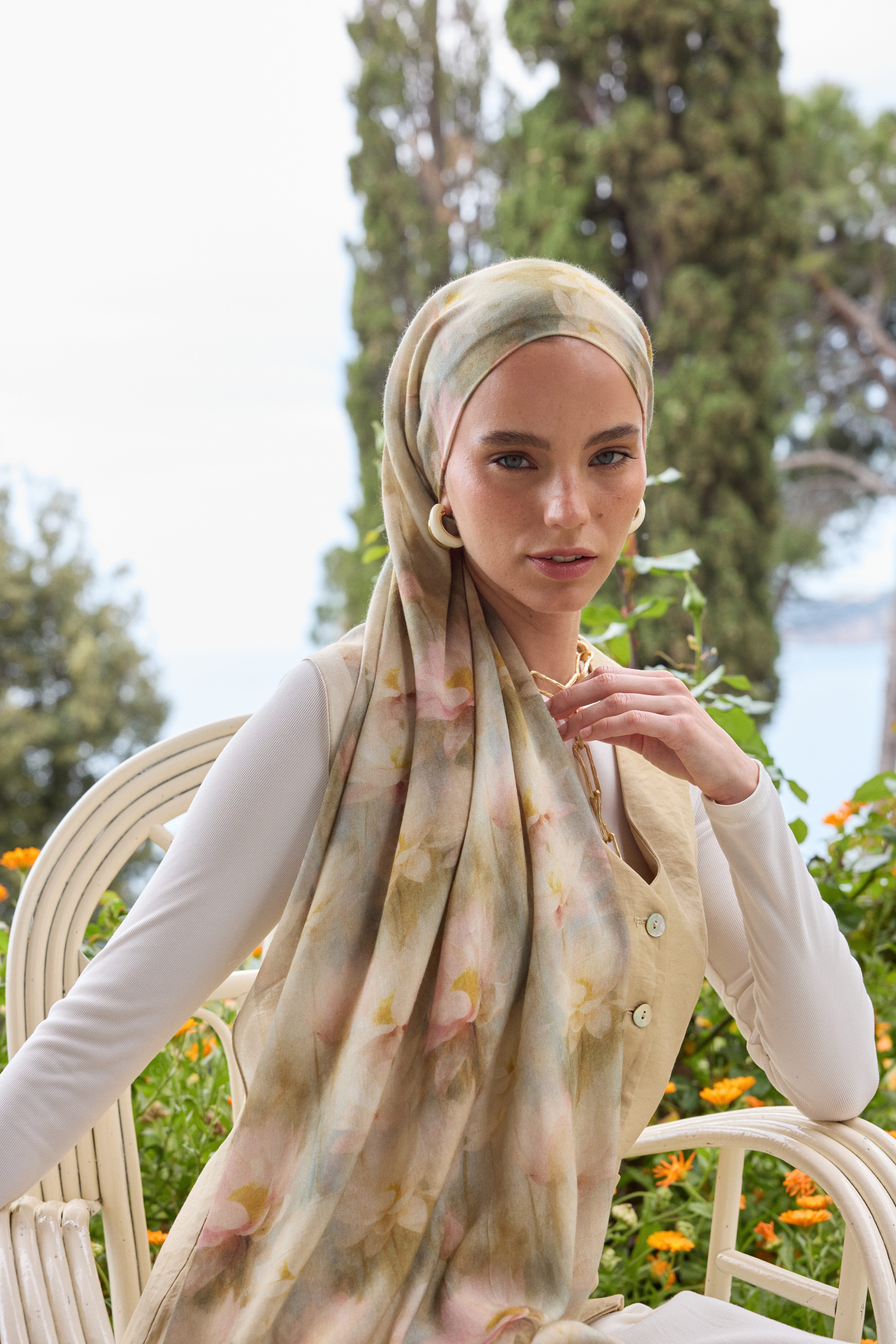 LİLİUM DESEN RAMİ ŞAL ÇAĞLA